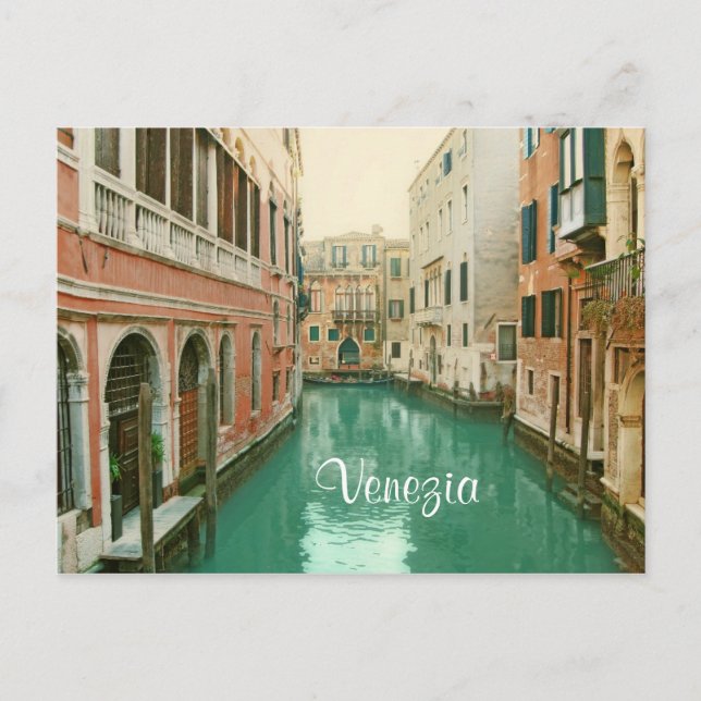 Vintage Postkarte Venedig (Vorderseite)