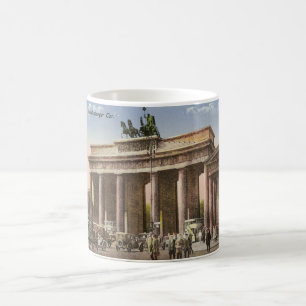 Vintage Postkarte von Brandenburger Felsen Berlin Kaffeetasse