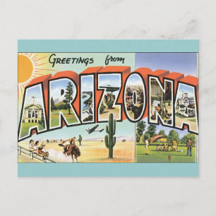Vintage Postkarten Arizona