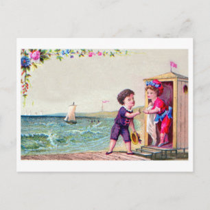 Vintage Postkartenreproduktion Postkarte