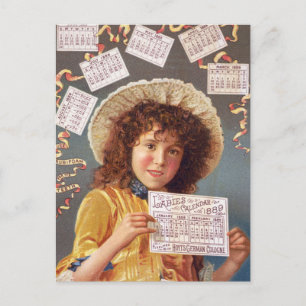 Vintage Postkartenwerbung für Zelte Postkarte