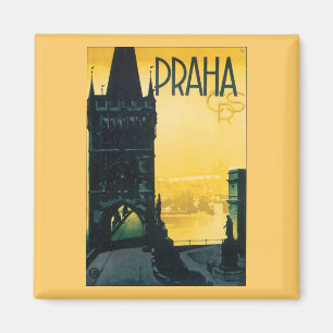 Vintage-Prager (Praha) Poster Magnet