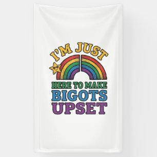 Vintage Pride Bigots verstören Regenbogen-Shirt-De Banner