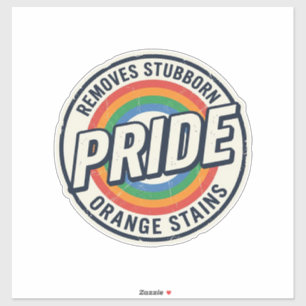 Vintage-Pride-Protest Regenbogen-Abzeichen-Vektord Aufkleber