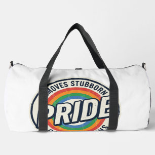 Vintage-Pride-Protest Regenbogen-Abzeichen-Vektord Duffle Bag