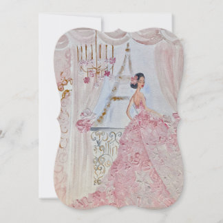Vintage Prinzessin Fleur Bella Rose 1 Karte