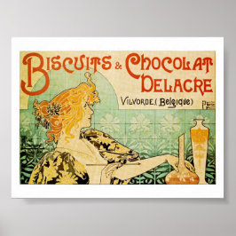 VINTAGE PRIVAT LIVEMONT 1898 WERBPAPIERE POSTER