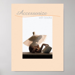 Vintage Pro-Lese-Printwerbung Poster