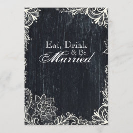 Vintage Probe der Typografie Einladung