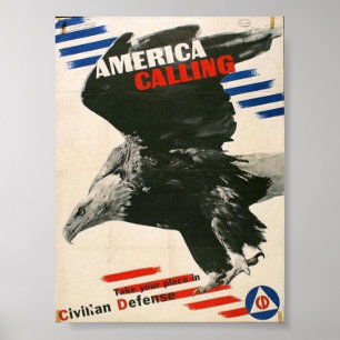 Vintage Propaganda WW2 Poster