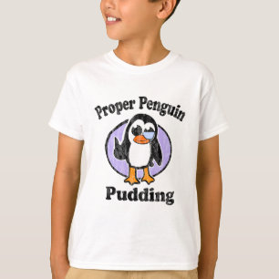Vintage Proper Penguin Pudding T-Shirt