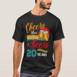 Vintage Prost und Bier zum meinem 20. Geburtstag 2 T-Shirt