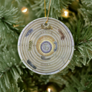 Vintage Ptolemäische Planisphäre von Andreas Cella Keramikornament