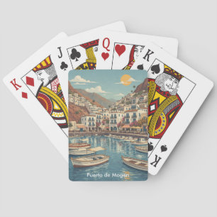 Vintage Puerto de Mogán Gran Canaria Kanarische In Spielkarten