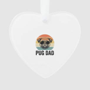 Vintage-Pug-Vater-Gravur-Hundefreund-Design_1 Ornament