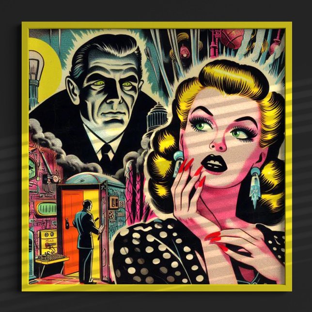 Vintage Pulsdarstellung Poster (Von Creator hochgeladen)