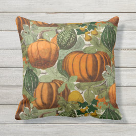 Vintage Pumpkins und Waren Kissen