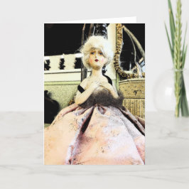 Vintage Puppenkarte Karte