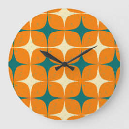 Vintage Quadrate Große Wanduhr