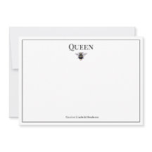 Vintage Queen Bee Classic Personalisierte Note Car