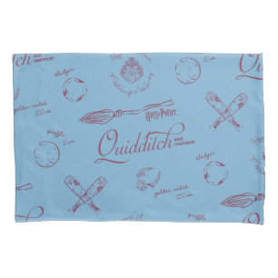 Vintage QUIDDITCH™-Skizzenmuster Kissenbezug