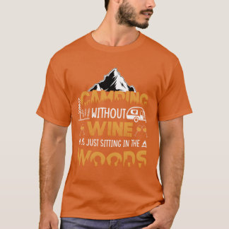 Vintage Quote Camping Adventure vintage T-Shirt