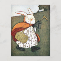 Vintage Rabbit-Kinderbuch-Illustration