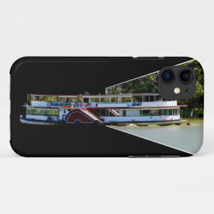 Vintage-Raddampfer auf dem Fluss, Case-Mate iPhone Hülle