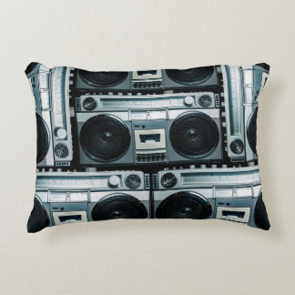 Vintage-Radio-Boombox Dekokissen