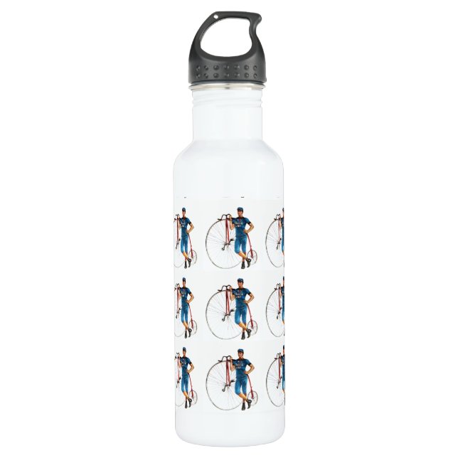 Vintage Radmeisterschaft Trinkflasche (Vorderseite)