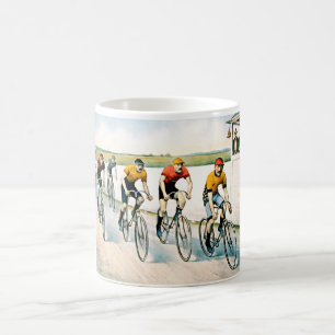 Vintage-Radrennfahrer-Geschenktasse Kaffeetasse