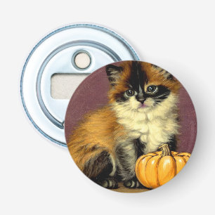 Vintage-Ragdoll-Halloween-Katze Flaschenöffner
