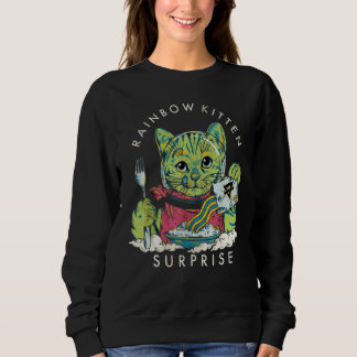 Vintage Rainbow Kitten Surprise Sweatshirt