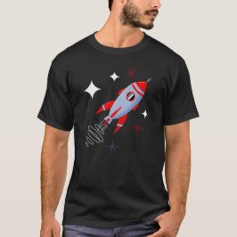 Vintage Rakete des Atomalters T-Shirt