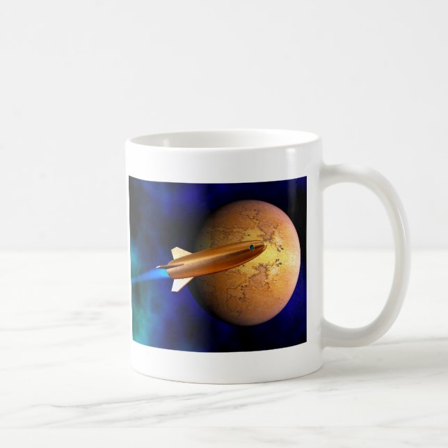 Vintage Rakete Kaffeetasse (Rechts)