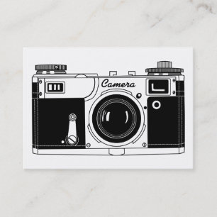 Vintage Rangefinder-Kamera Visitenkarte
