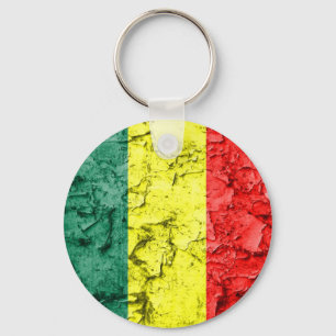Vintage rasta Flagge Schlüsselanhänger