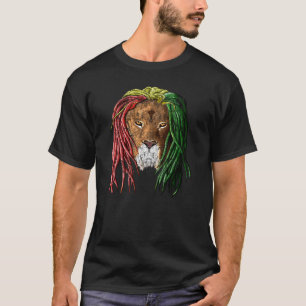 Vintage Rasta Reggae Löwe T-Shirt
