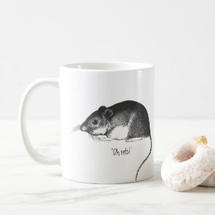 vintage Ratte Kaffeetasse