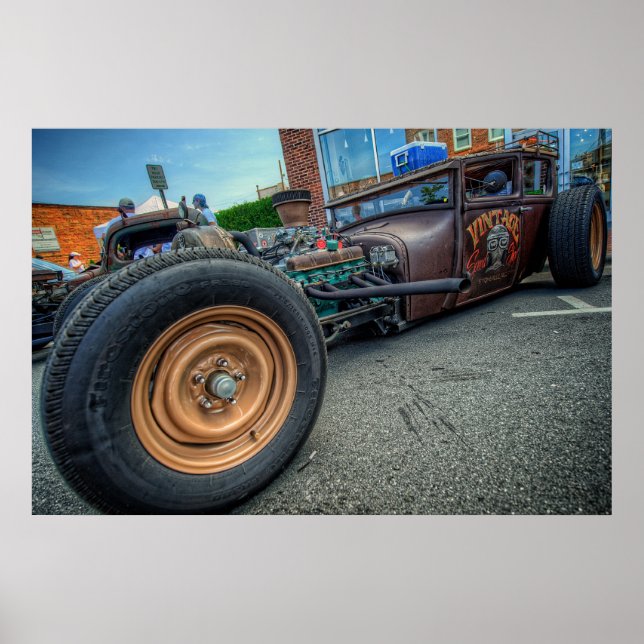 Vintage Ratte Poster (Vorne)