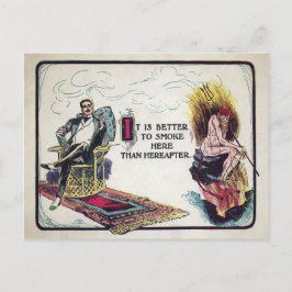 Vintage Raucherwerbung Postkarte