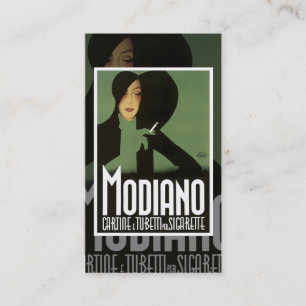 Vintage Rauchkarte Visitenkarte