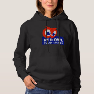 Vintage Red Owl Lebensmittelladen Geschlossener Su Hoodie