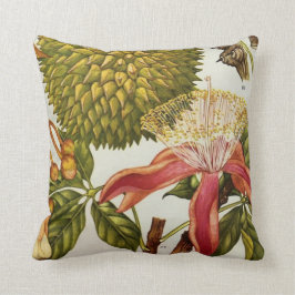 Vintage Red Passion Blume Design 1 Throw Kissen