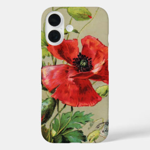 VINTAGE RED POPPY-BLUME IN GRAU TITLE_SEO2