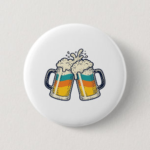 Vintage-Regenbogen-Bierkrug-Prost-Vektor-Shirt_1 Button