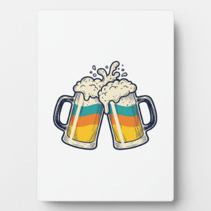 Vintage-Regenbogen-Bierkrug-Prost-Vektor-Shirt_1 Fotoplatte