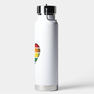Vintage-Regenbogen-Herz-Stolz-Vektor-Shirt-Design_ Trinkflasche