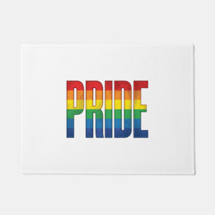 Vintage-Regenbogen-Stolz-Typografie-Shirt-Design_1 Fußmatte