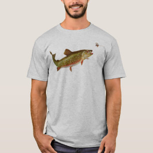 Vintage Regenbogenforelle Fischen T-Shirt
